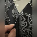 Loft  Black and White Floral Short Romper // Size XS Photo 5