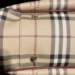 Polo Santa Roberta Beige/Tan Plaid Trademark Design Tote Purse. NWT Tan Photo 6