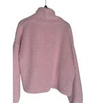 Levi's  Size XL Womens Pink Sherpa Fleece Pullover Jacket Pink Photo 4
