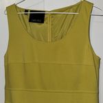 Carlisle  Sleeveless Fit & Flare Dress Chartreuse Women’s Size 10 Photo 2