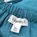 Vitamin A  Dress linen mini nola womens Blue (xlarge) beach vacation minimalist Photo 1