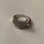Woman “ nail ” fashion ring 💥 size 8 Silver Photo 1
