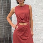 Halara Orange cutout workout dress / fits like a size small Photo 0