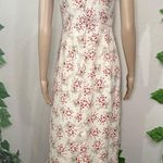 Park & Fifth Cream and Red Floral Midi Jubilee Dress NWT Pink Photo 12