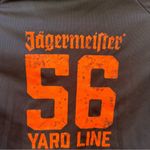 Jagermeister Athletic Jersey black orange white size small medium Photo 2
