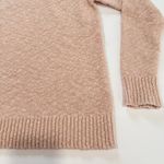 LL Bean Pink Peach Midweight Cotton Slub Rollneck Pullover Sweater SMALL Photo 2