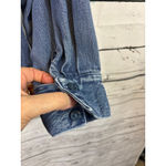 Women's YFB Blue Denim Button Down Shirt L Size L Photo 6