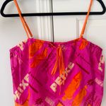 Farm Rio Printed Scallop-Hem Swing Cami Top, Size L Photo 4