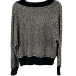 Bar III Metallic Rainbow Knit Top. Photo 1