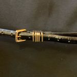 Calvin Klein  Dress 4 Black White w/ Black Belt Classic Barbiecore MIDI Back Zip Photo 5