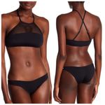 Dolce Vita High Neck Fish Net Bikini Top Size XS Photo 2