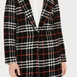 Scotch & Soda  Contrast Collar Boucle Plaid Coat Photo 0