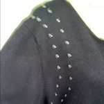 Ashley Stewart Elegant Black Studded Dress Photo 4