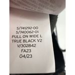 Gap NEW  Mid Rise Easy Wide Leg Vegan Leather Pants true black soft size small Photo 8