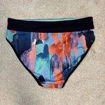 L.L. Bean New Currents Swimwear Tankini Size 14 and Bikini Bottoms Size 16 Blue Photo 5