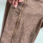 Lululemon Fast and Free Tight Leggings Side Pockets Ice Dye Wash Brown Earth 25” Photo 5