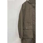 DKNY Green Women's Water Resistant Hooded Long Line Parka Jacket. - Size S Photo 1