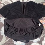 LAYNER Deep V Neck Ruffle Polka Dot Top Pom Pom Peplum Shirt Blouse size large Photo 6