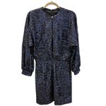 Zadig & Voltaire Holiday Rui Sequined Minidress Encre Dark Blue Size Medium NWT Photo 2