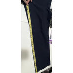 Ralph Lauren  Woman’s Size 8 High Wast Wide Leg Blue Trouser Gold Button Nautical Photo 10
