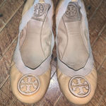 Tory Burch  leather 6.5 tan slip on business casual ballet flats Photo 0