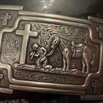 Nicona belt buckle Silver Size medium size belt buckle Photo 0