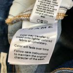 frame denim Le High Skinny Crop Two Tone Denim Panel Jeans Kenya Navy Blue sz 24 Photo 14