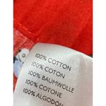 Anthropologie The Somerset Red Floral Short Sleeve V Neck Mini A-Line Dress Sz S Photo 4