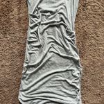 Rachel Roy RACHEL  Grey Jersey Knit Side Ruched Body-con Dress Photo 2