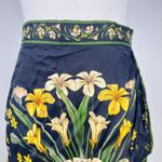 Farm Rio NWT  Flowers Arch Wrap Front Floral Flowers Mini Skirt Size XL Photo 2