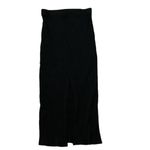 ZARA Black Ribbed Midi Skirt(Size Medium) Photo 3
