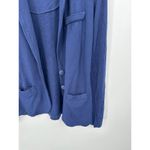 Tart Jacket Women MEDIUM Blue Long Sleeve Two Button Notch Lapel Blazer Photo 2