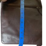 Chocolate Brown Leather Crossbody Bag Quiet Luxury Artisan Made‎ in India Photo 6