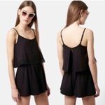 Topshop  Black Lace Knit Romper Photo 1