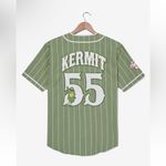 Disney The Muppets Kermit Striped Baseball Jersey Photo 1