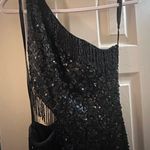 Primavera Couture Black Sequin Prom Dress Photo 1