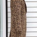 Kendall + Kylie Faux Fur Single Button Long Trench Coat Size Small Photo 3