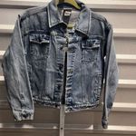 Vintage HARLEY DAVIDSON Denim Jean Jacket Women's Size Medium to Large Blue Photo 0