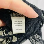 Pout Sexy Black Floral Lace Top Open Front Lingerie Small Photo 5