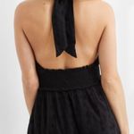 Aerie Black Eyelet Halter Top Dress XL Photo 1