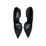 Mango  MNG Black Rhinestone Pointed Toe Slip On Stiletto Heels Pump Shoes Sz 8.5 Photo 1