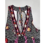 Free People Dream Darlin' Printed Deep V-Neck Top Women’s Size Small Photo 4