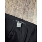 Elie Tahari  T-Tahari Flare Knit Pant Black Women's Cropped Size Medium Photo 1