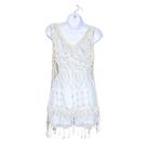 it's our time It’s Our Time Boho Crochet Fringe Top size‎ S Photo 4