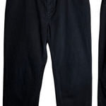 Ralph Lauren NWOT Lauren Jeans Co.  Straight Leg Denim Jeans Women's 14 Black Photo 0