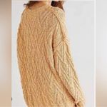 Free People NWT  Women's Isla Cable Knit Sweater Photo 1
