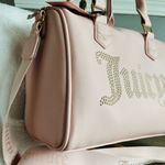 Juicy Couture Obsession Satchel NWT | Dusty Blush Pink Clay Rhinestone Bag NWT Photo 2