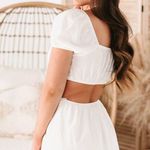 Nana Macs  Boutique White Cutout Dress Photo 2