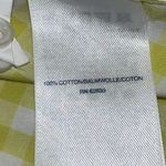 Yellow Gingham Button Photo 6