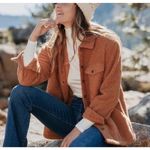 Marine layer Eden Sherpa Overshirt Women's XS Shacket Outerwear Winter Photo 0